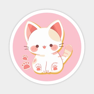 Cute Cat Smile Magnet